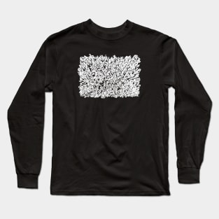 Abstract shapes pattern Long Sleeve T-Shirt